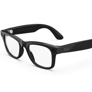 SOLD- Ray-Ban Wayfarer Meta Smart Glasses – Black Frame w/ Charging Case